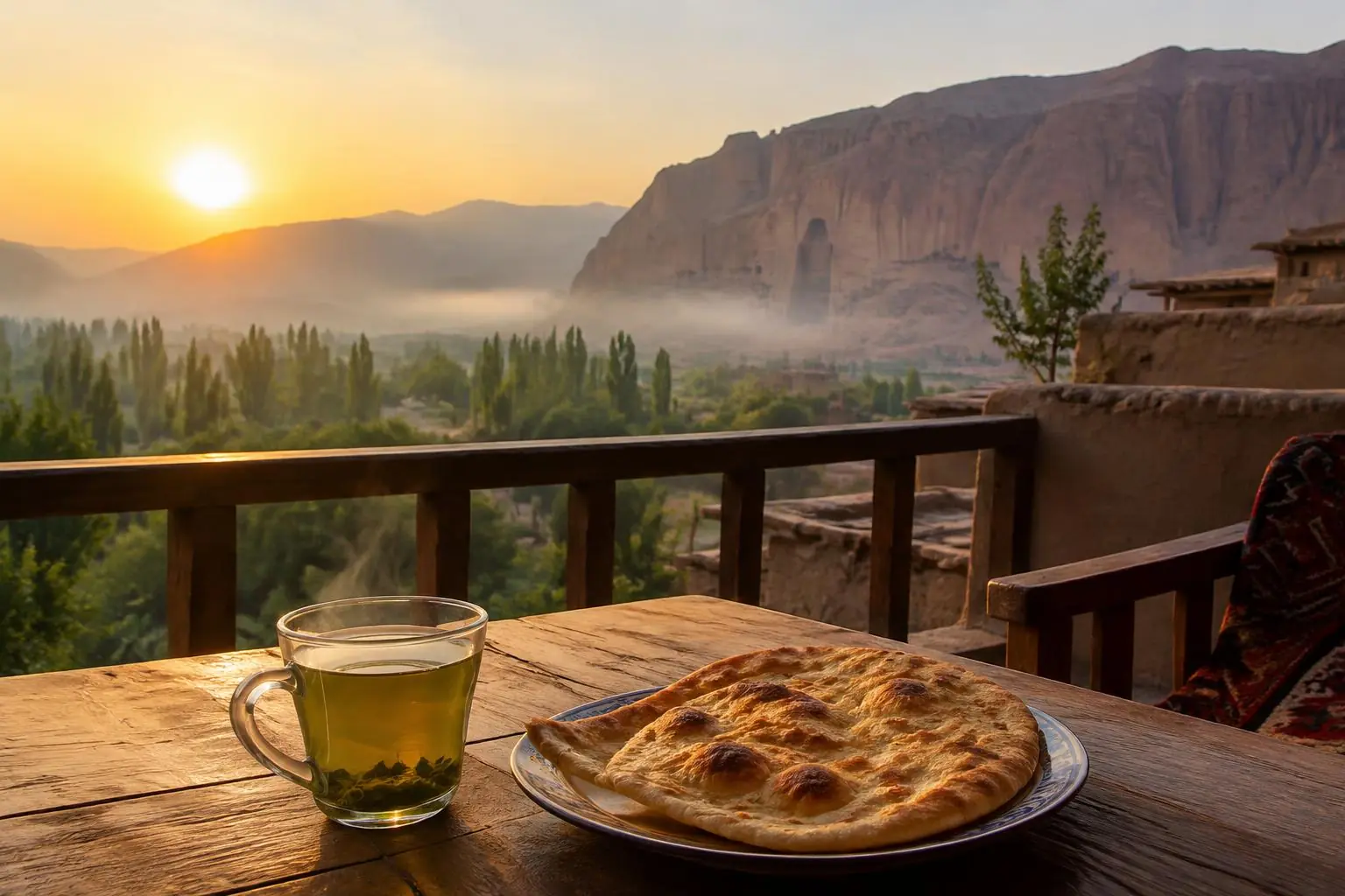 A First Morning in Bamiyan
